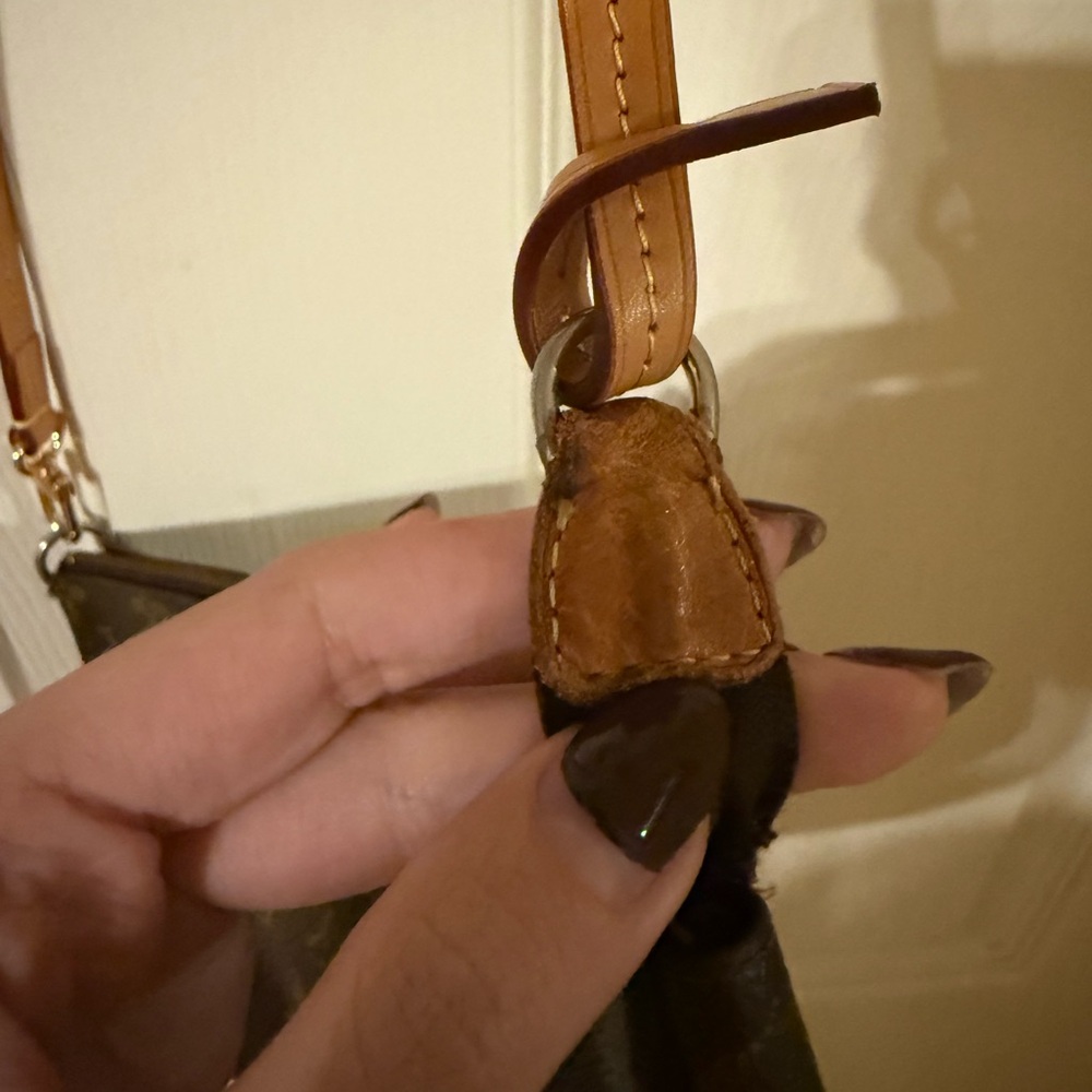 Louis Vuitton Dark Monogram Pochette Accessoires Purse - Picture 10 of 14